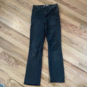 Reformation Size 24 Black Bootcut Jeans